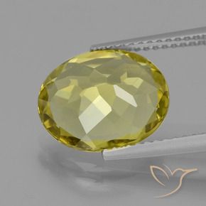 Apatito Amarillo púrpura natural de 4.14 ct, Ovalada, VS