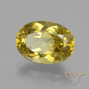Apatito Amarillo medio natural de 4.54 ct, Ovalada, VS