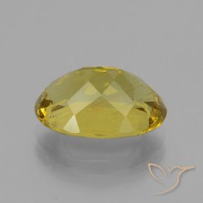 Apatito Amarillo medio natural de 4.54 ct, Ovalada, VS