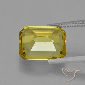 Apatito Amarillo amarronado natural de 4.69 ct, Corte Octágono / Esmeralda, VS