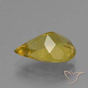 Apatito Amarillo otoño natural de 3.95 ct, En forma de pera, VS