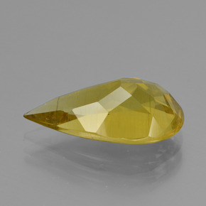Apatita amarillo natural de 4,67 ct, en forma de pera, VS
