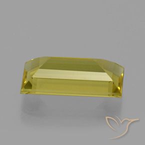 Apatito Amarillo amarronado natural de 5.11 ct, Corte Baguette, VS