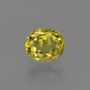 Apatito Amarillo amarronado natural de 1.25 ct, Corte Óvalo, VS