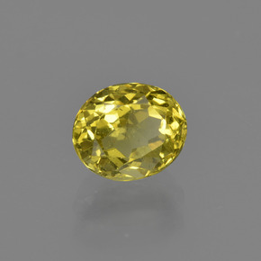 Apatito Amarillo amarronado natural de 1.25 ct, Corte Óvalo, VS
