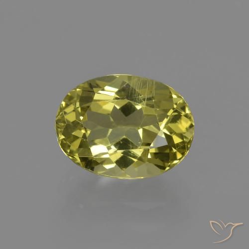 2.58ct Natural Amarillo medio Apatito, Ovalada, VS
