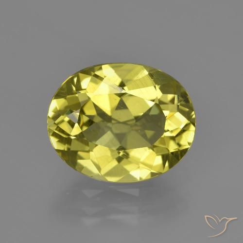 3.39ct Natural Amarillo terroso Apatito, Ovalada, VS