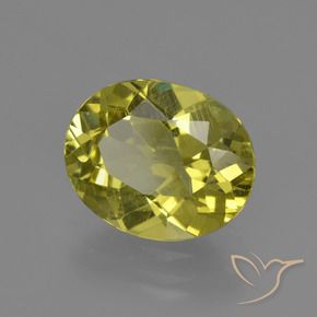 Apatito Amarillo terroso natural de 3.39 ct, Ovalada, VS