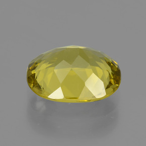 Apatita amarillo natural de 3,33 ct, corte óvalo, VS