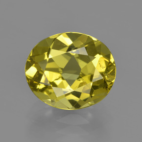 Apatito Amarillo dorado natural de 4.10 ct, Corte Óvalo, VS