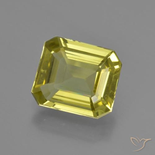 3.23ct Natural Amarillo claro Apatito, corte esmeralda, VS