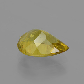 Apatita amarillo natural de 2,78 ct, en forma de pera, VS