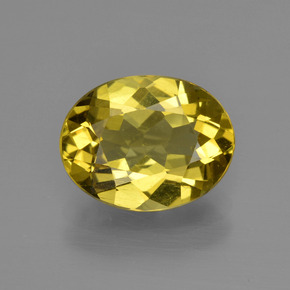 Apatito Amarillo dorado natural de 3.12 ct, Corte Óvalo, VS