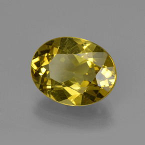 Apatito Amarillo dorado natural de 3.12 ct, Corte Óvalo, VS