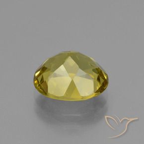 Apatito Amarillo púrpura natural de 2.89 ct, Ovalada, VS