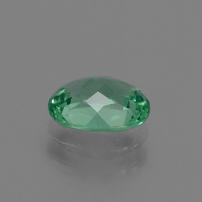 Apatita azul natural de 1,24 ct, corte óvalo, VS