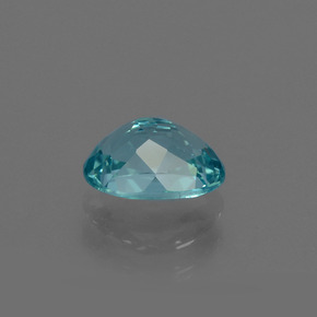 Apatita azul natural de 1,00 ct, corte óvalo, VVS-VS
