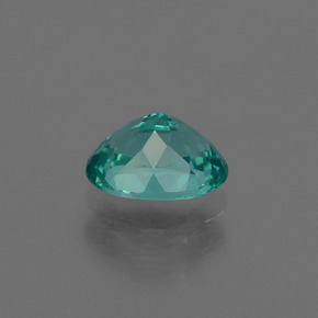 Apatita verde natural de 0,97 ct, corte óvalo, VVS-VS