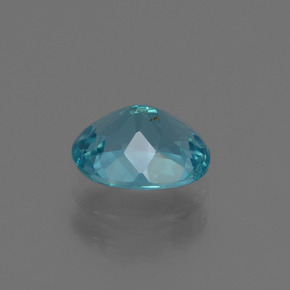 Apatita azul natural de 1,27 ct, corte óvalo, VS