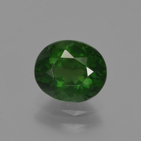 Apatita verde natural de 1,19 ct, corte óvalo, VS