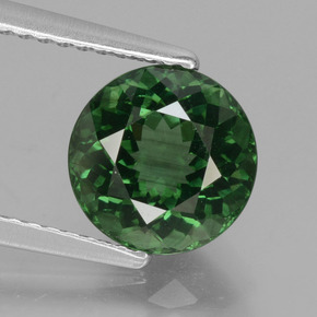 Apatita verde natural de 2,31 ct, corte redondo, VS