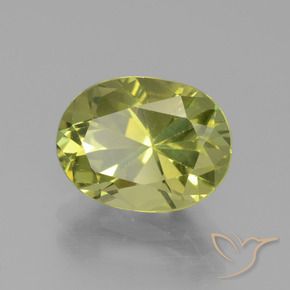 Apatito Medium Light Green natural de 3.53 ct, Ovalada, VVS-VS
