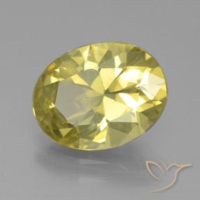 Apatito Amarillo medio natural de 4.13 ct, Ovalada, VS
