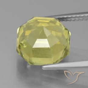 Apatito Amarillo claro natural de 6.61 ct, Corte Octágono / Esmeralda, VS