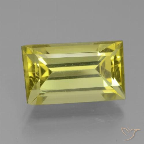 4.94ct Natural Amarillo claro Apatito, Corte Baguette, VS