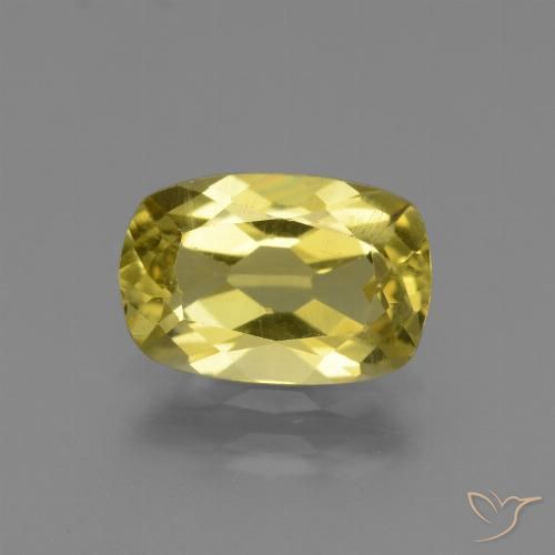 2.01ct Natural Amarillo medio Apatito, Forma Cojín, VS