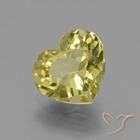 Apatito Amarillo maíz claro natural de 2.18 ct, Corazón, VS