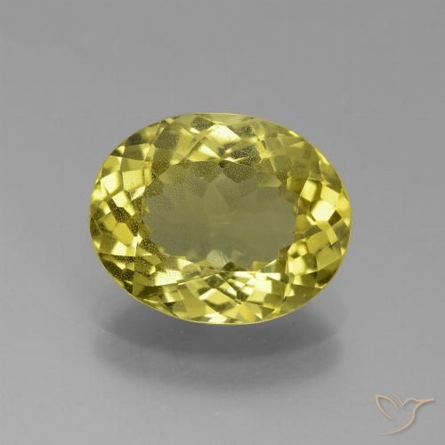 2.86ct Natural Amarillo medio Apatito, Ovalada, VS