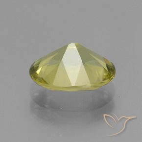 Apatito Amarillo verdoso natural de 2.37 ct, Ovalada, VS