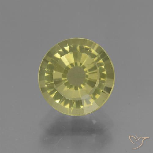 2.14ct Natural Amarillo claro medio Apatito, Redondo, VVS-VS