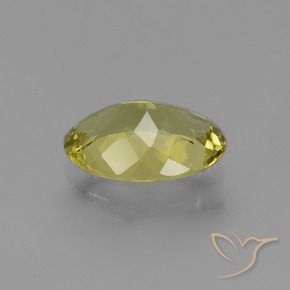 Apatita amarillo natural de 1,49 ct, corte óvalo, VS