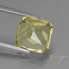 Apatito Amarillo verdoso natural de 3.73 ct, Corte Octágono / Esmeralda, VVS-VS