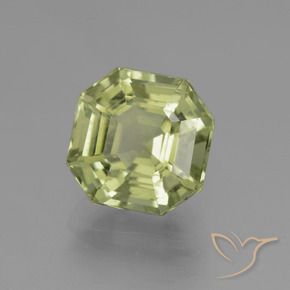 Apatito Verde claro natural de 3.46 ct, Corte Octágono / Esmeralda, VS
