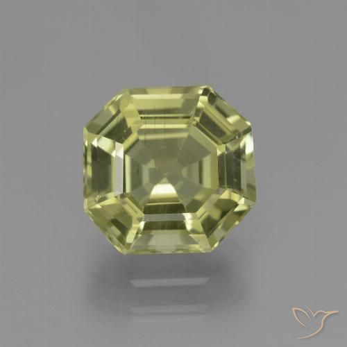 2.83ct Natural Verde claro Apatito, corte esmeralda, VS
