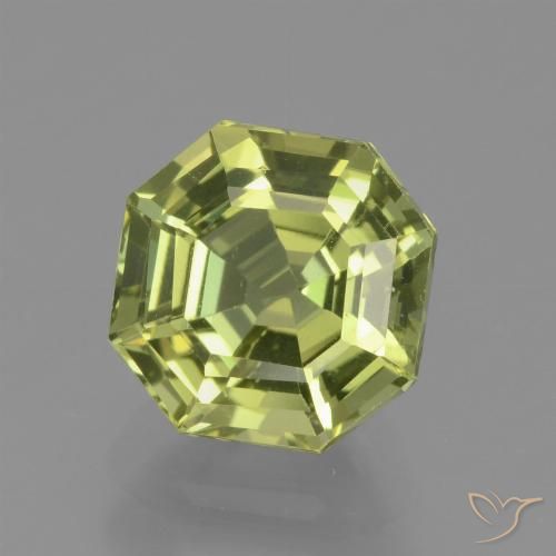 2.28ct Natural Amarillo medio Apatito, corte esmeralda, VVS-VS
