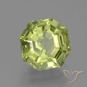 Apatito Amarillo claro natural de 1.94 ct, Corte Octágono / Esmeralda, VS