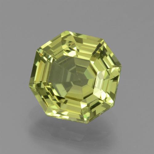 Apatito Amarillo medio natural de 2.43 ct, corte esmeralda, VS