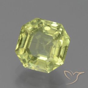Apatito Amarillo claro natural de 2.24 ct, Corte Octágono / Esmeralda, VS-SI