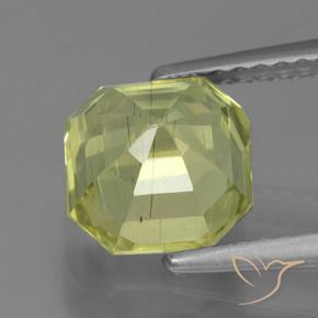 Apatito Amarillo claro natural de 2.24 ct, Corte Octágono / Esmeralda, VS-SI