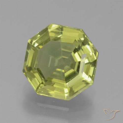 2.02ct Natural Amarillo medio Apatito, corte esmeralda, VVS-VS
