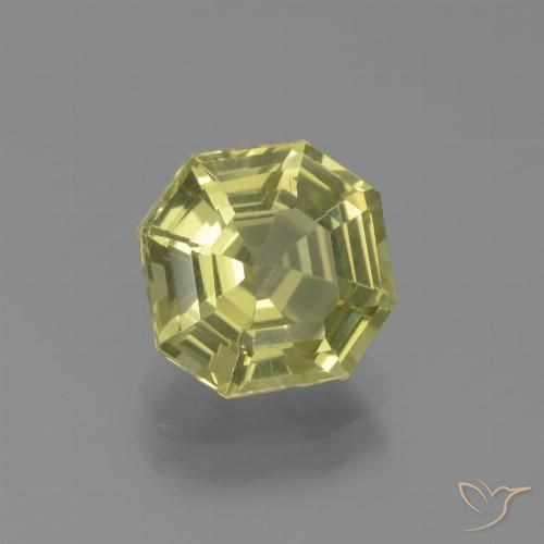 2.49ct Natural Amarillo medio Apatito, corte esmeralda, VS