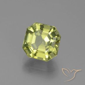 Apatito Verde Oliva natural de 2.66 ct, Corte Octágono / Esmeralda, VS