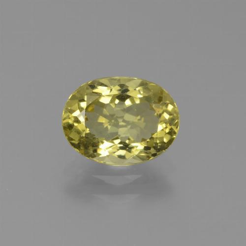 Apatito Marrón verde dorado natural de 1.55 ct, Corte Óvalo, VS