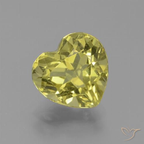 2.27ct Natural Dorado terroso Apatito, Corazón, VVS-VS