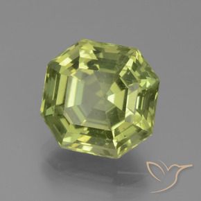 Apatito Medium Light Green natural de 4.78 ct, Corte Octágono / Esmeralda, VS