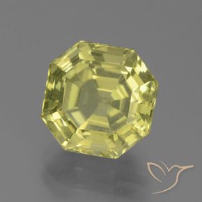 Apatito Amarillo claro natural de 4.94 ct, Corte Octágono / Esmeralda, VS